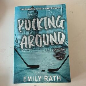 Pucking Around by Emily Rath - Teal Hockey Romance Paperback